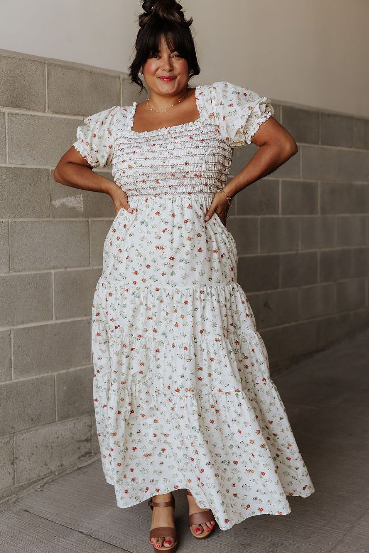 Elyse Floral Maxi Dress Small