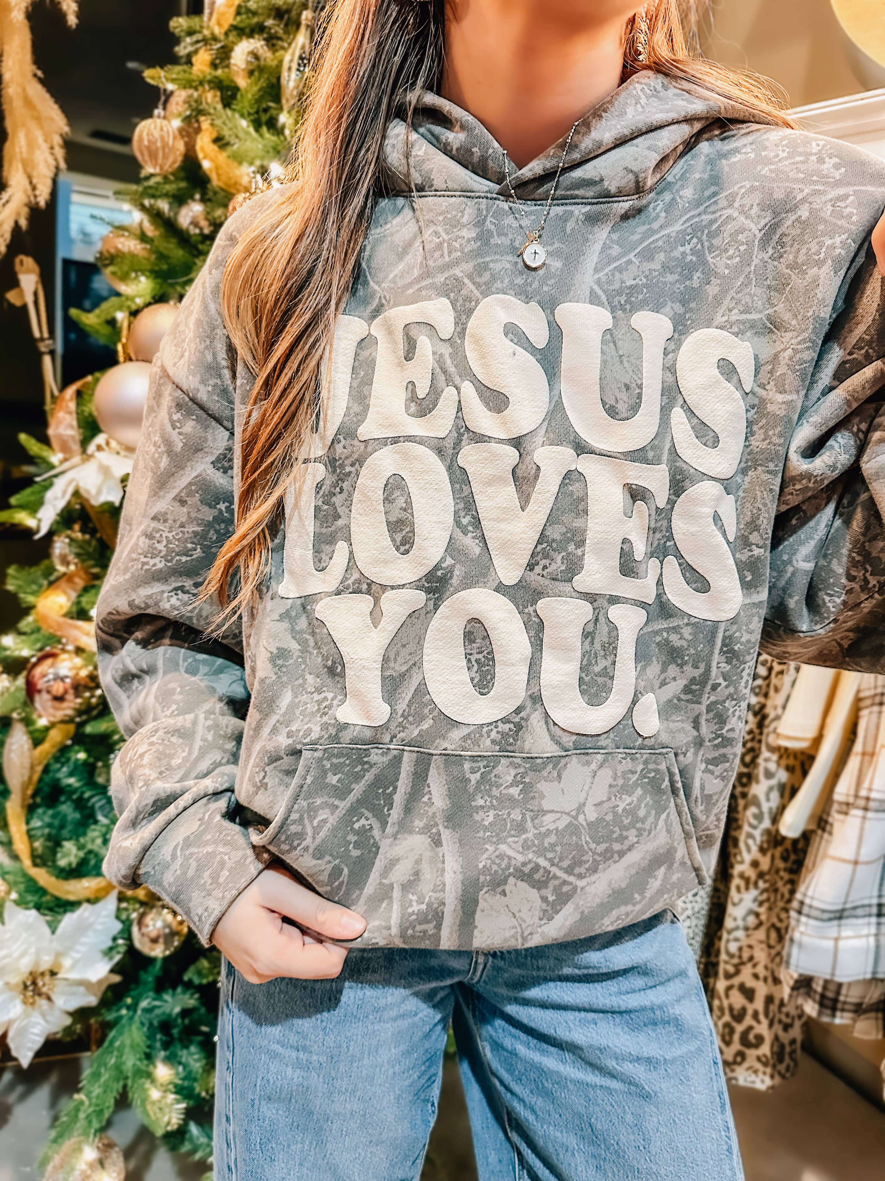 Jesus Loves You Camo Hoodie – Mindy Mae's Market