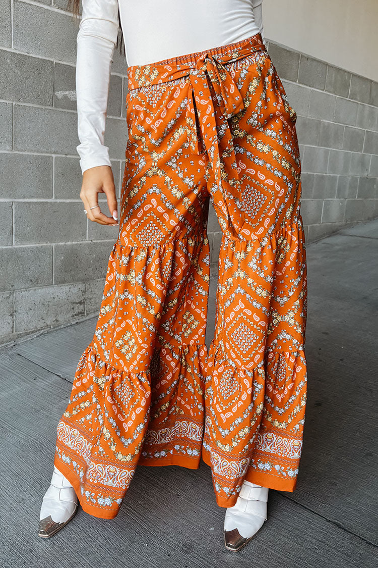 Elise Tiered Pants - Pumpkin – Mindy Mae's Market