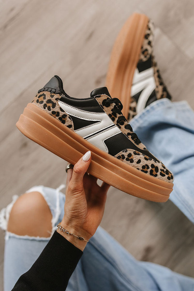 Lia Sneakers - Leopard – Mindy Mae's Market