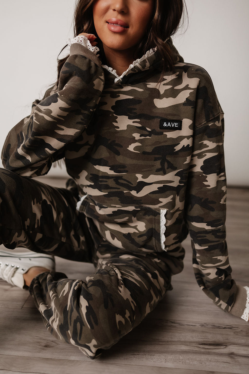 Comfort Zone Hoodie - Camo Lace – Mindy Mae's Market