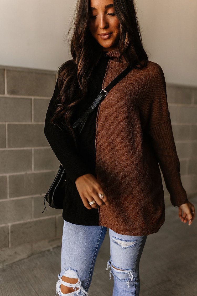 Chantel Tunic Sweater - Brown - Mindy Mae's Marketcomfy cute hoodies