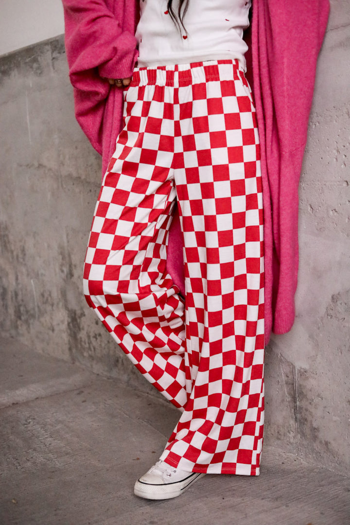 Checkmate Pants - Red
