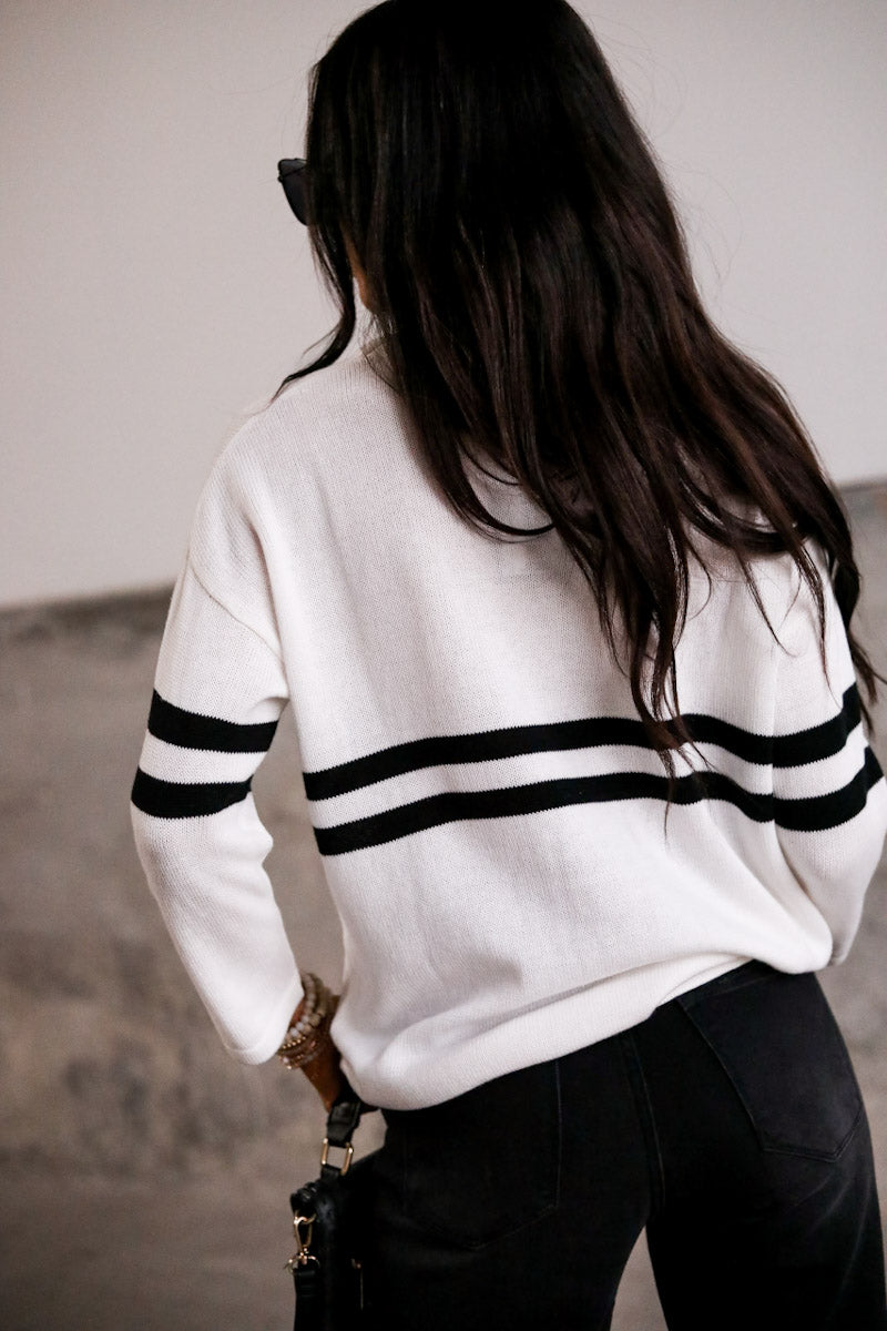 Varsity Stripe Sweater