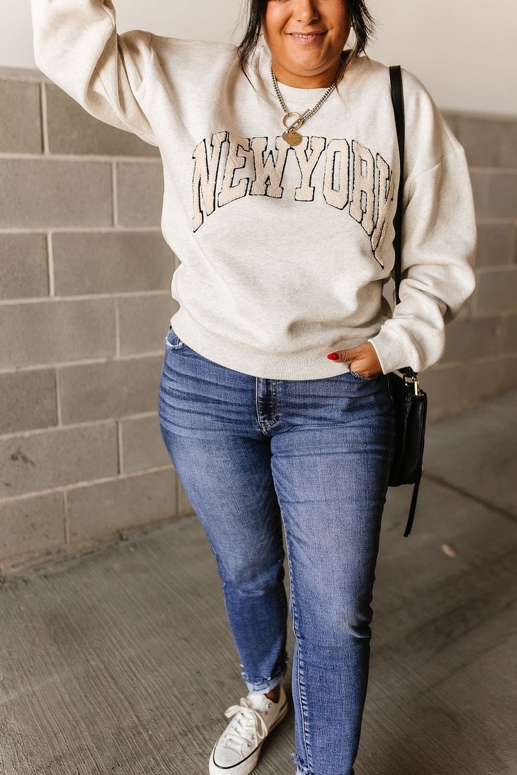 New York Varsity Pullover - Mindy Mae's Marketcomfy cute hoodies