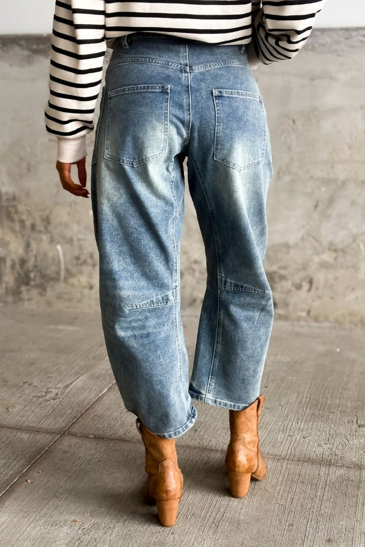 Leah Barrel Jeans