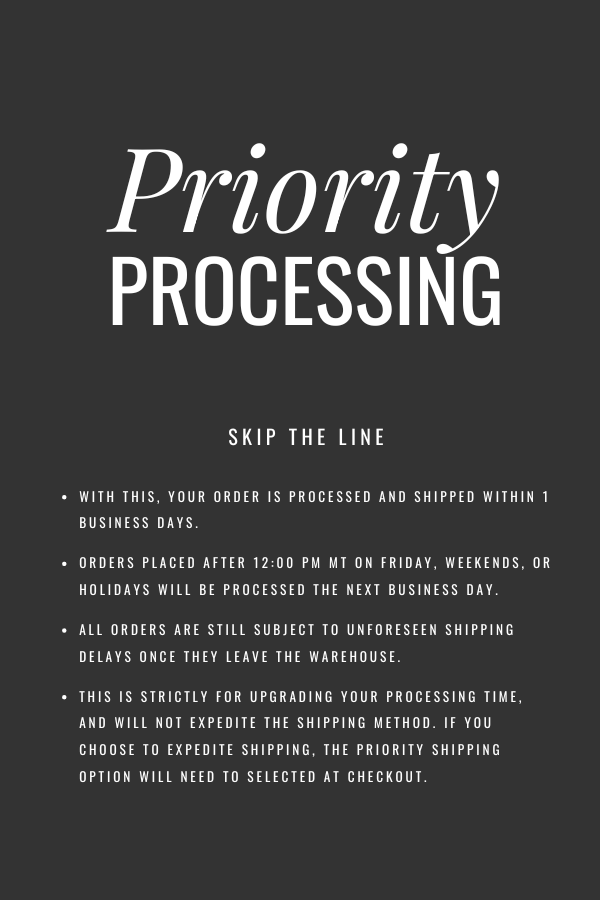 Priority Processing - Mindy Mae's Market