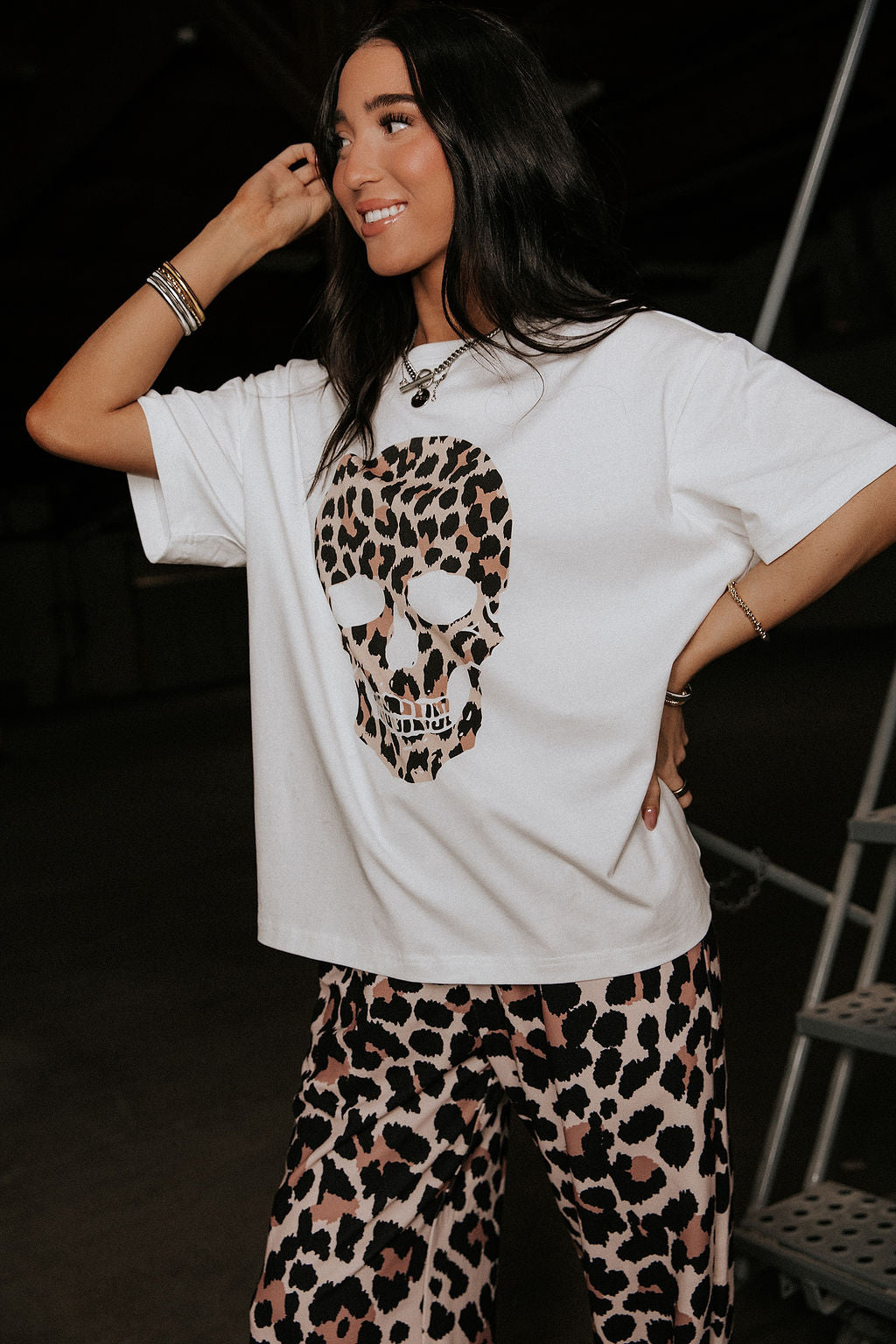 Boyfriend Tee - Purr-fectly Spooky