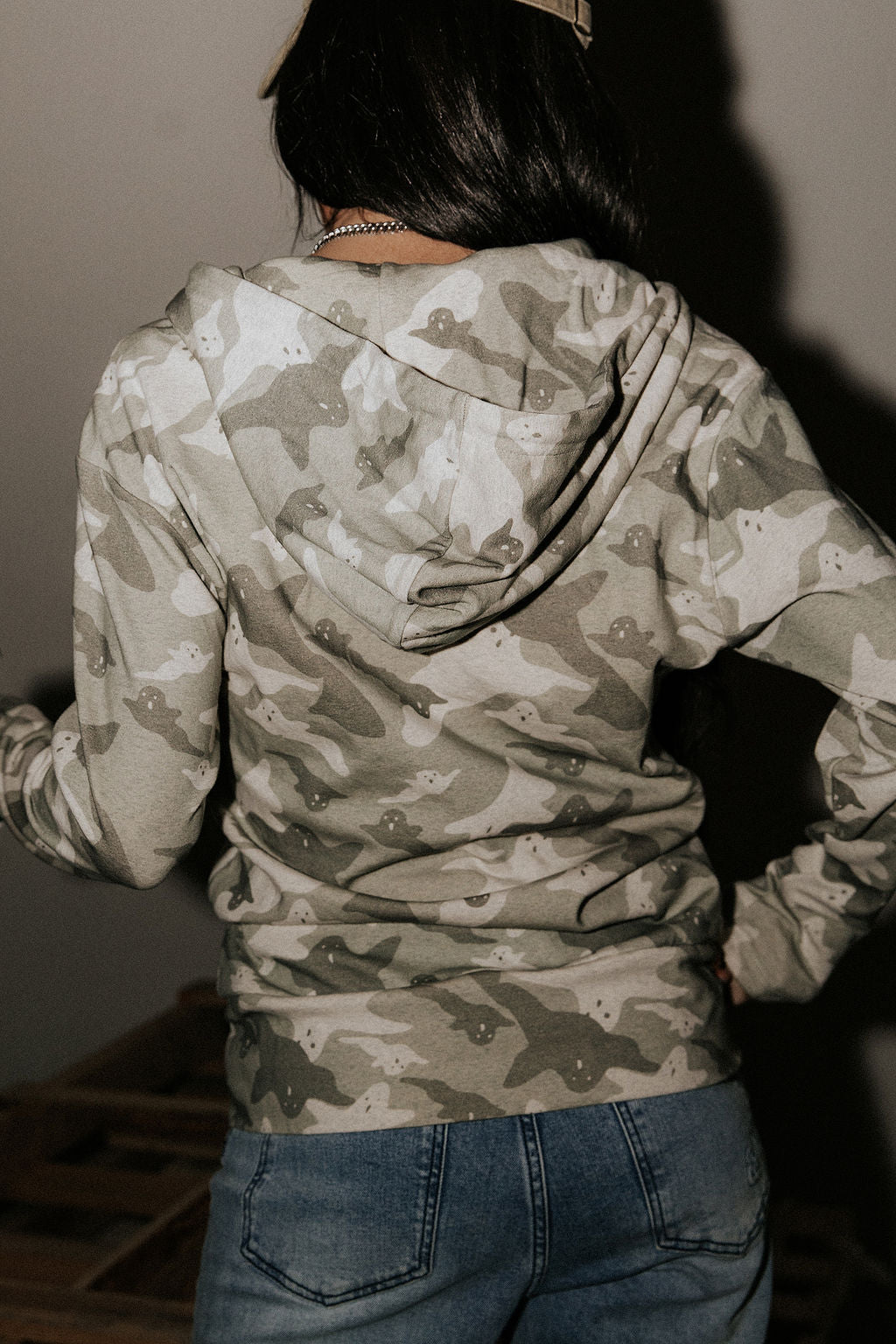 Preorder: FullZip Sweatshirt - Peek-A-Boo Camo