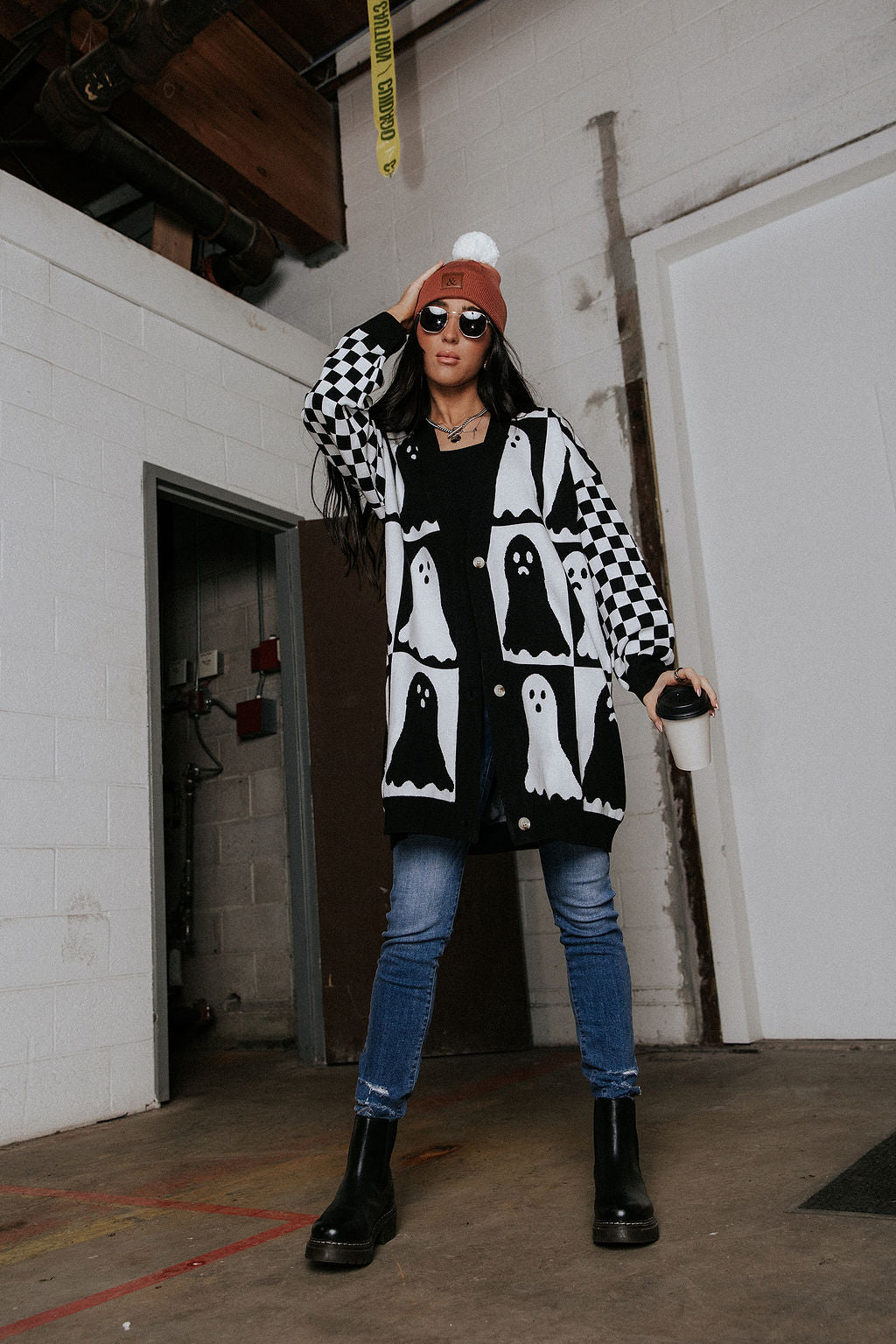 Preorder: Relaxed Cardigan - Ghouls Night Out