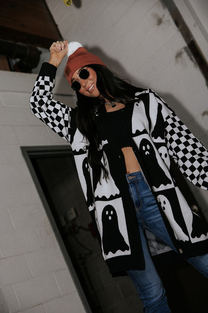 Preorder: Relaxed Cardigan - Ghouls Night Out