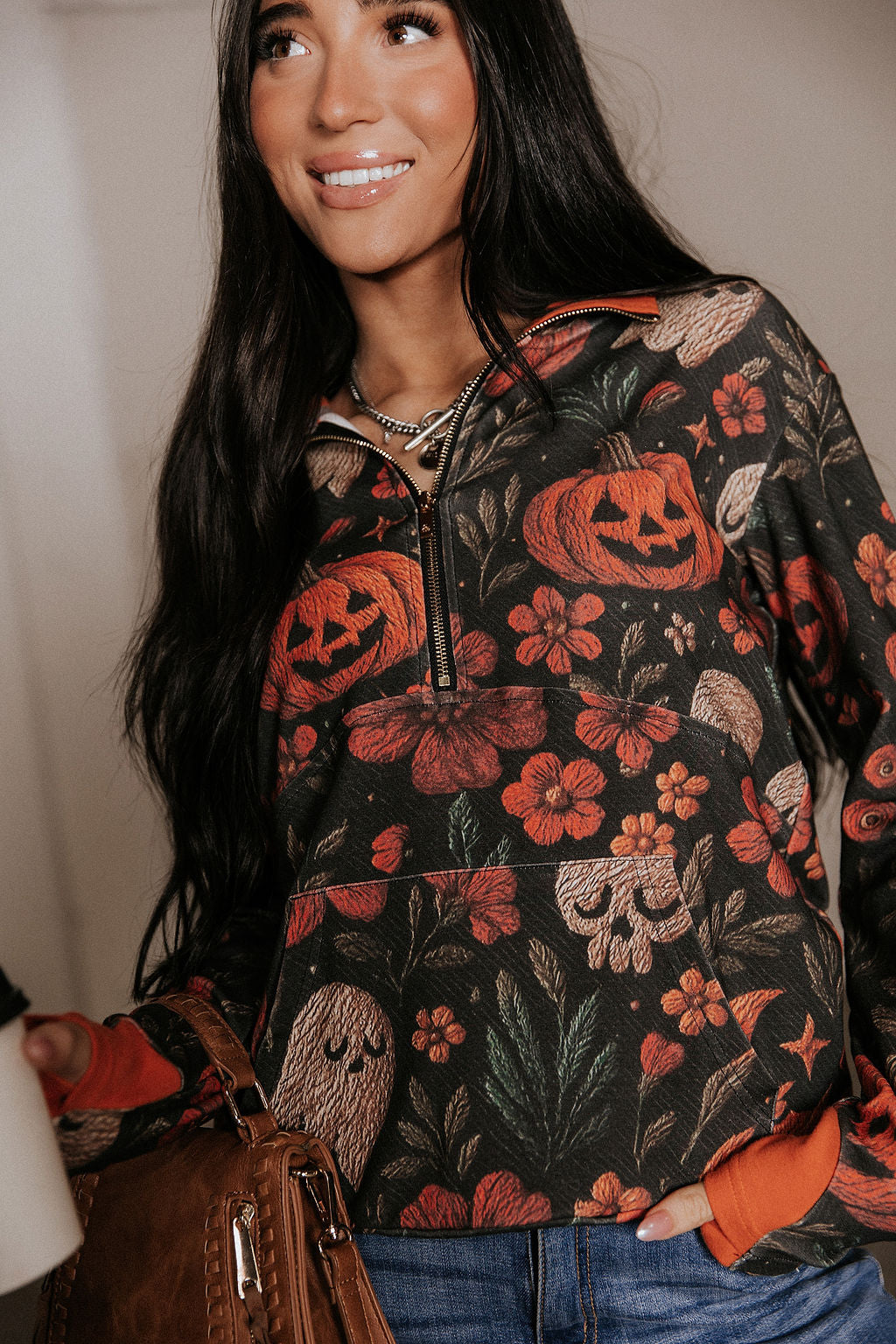 HalfZip Sweatshirt - Haunted Harvest