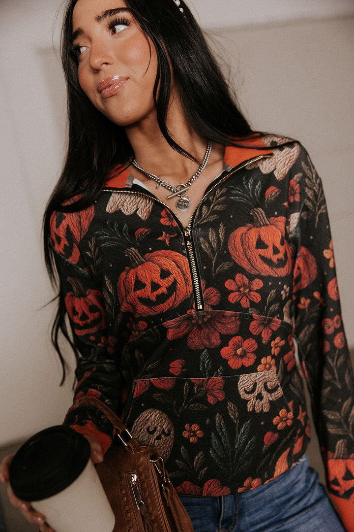 HalfZip Sweatshirt - Haunted Harvest