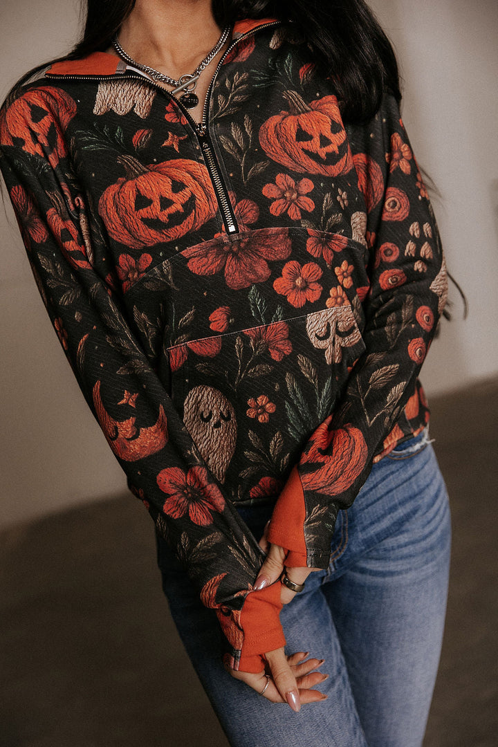 HalfZip Sweatshirt - Haunted Harvest