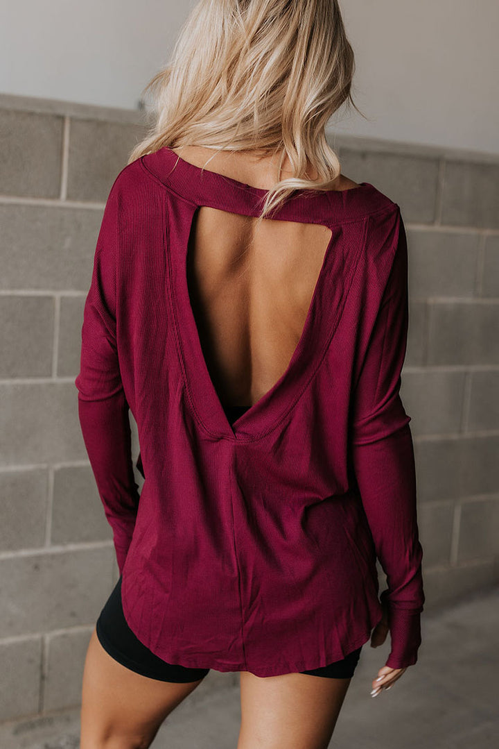 Mila Top - Burgundy