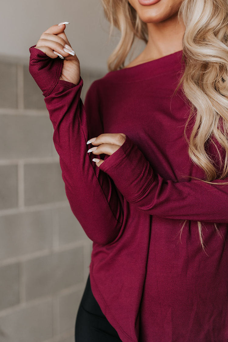 Mila Top - Burgundy