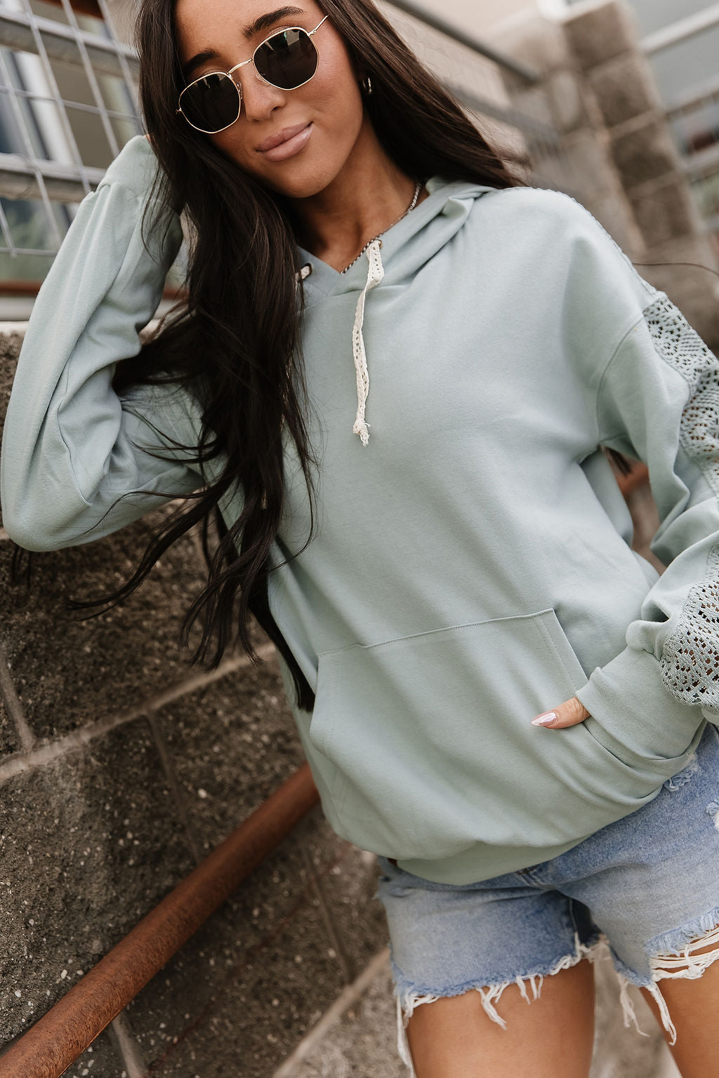 University Hoodie- Wonderstruck Blue