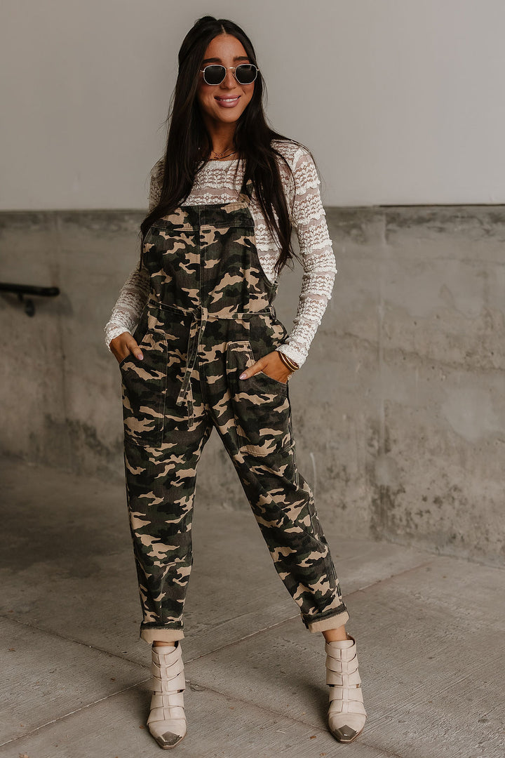 Mariah Camo Overalls