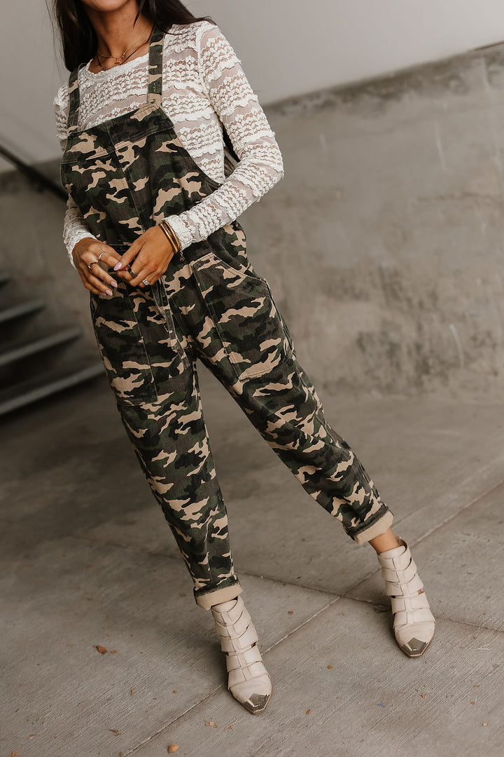 Mariah Camo Overalls