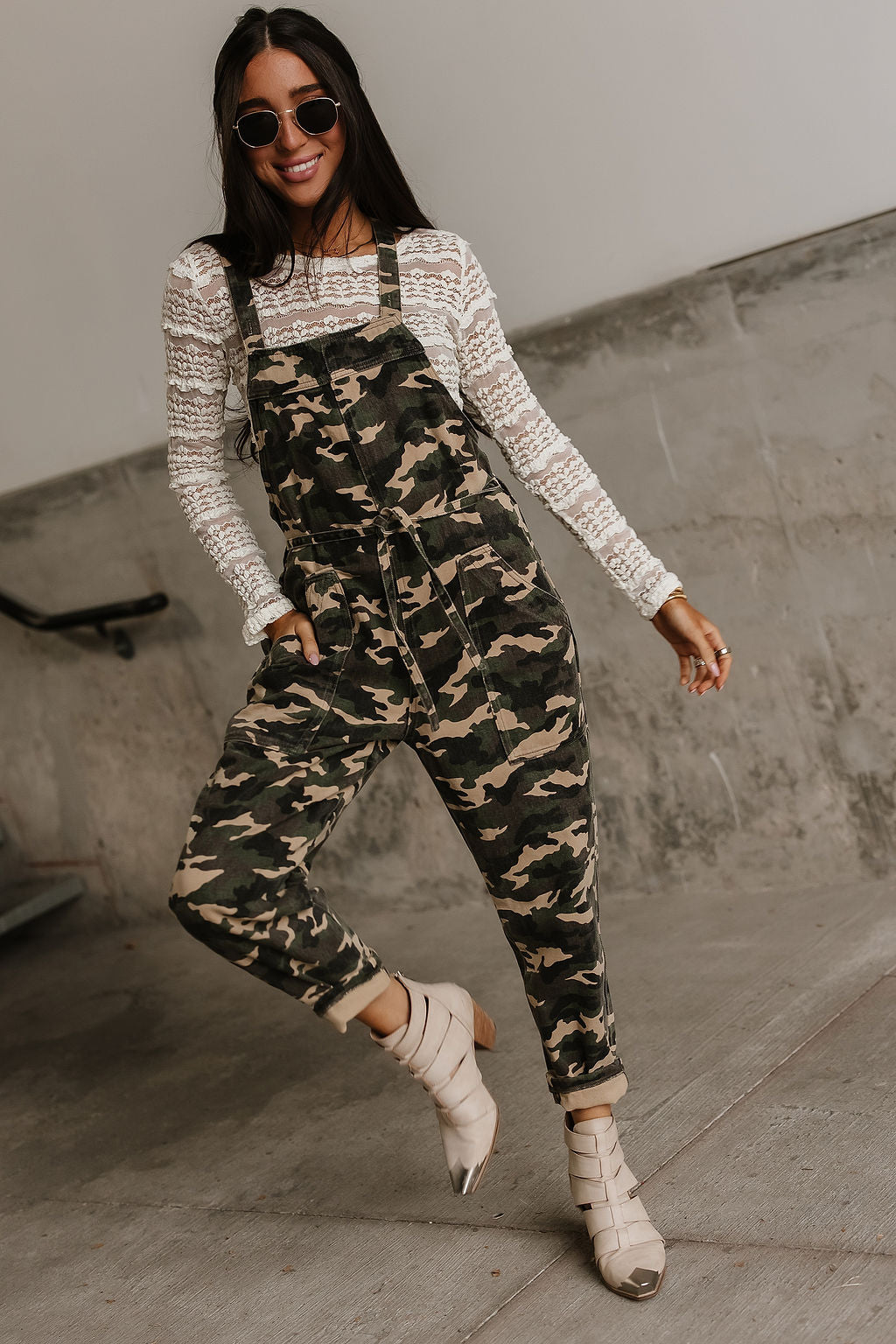 Mariah Camo Overalls