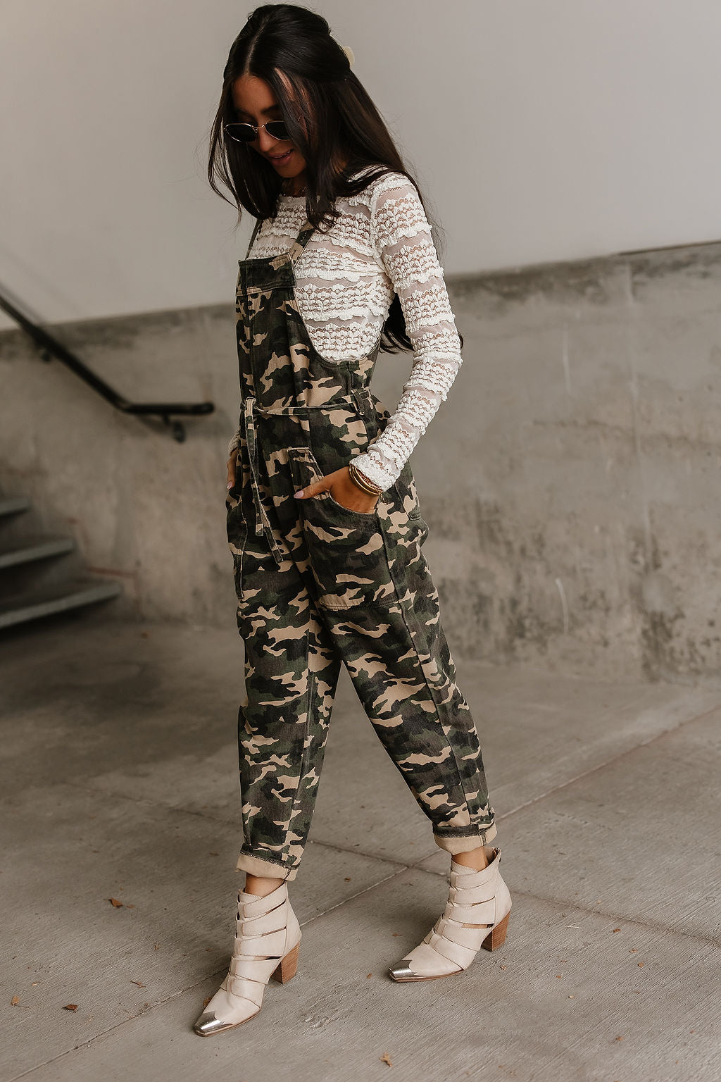 Mariah Camo Overalls