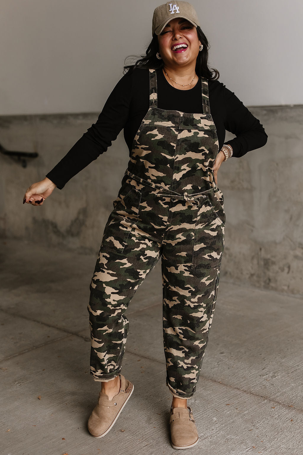 Mariah Camo Overalls