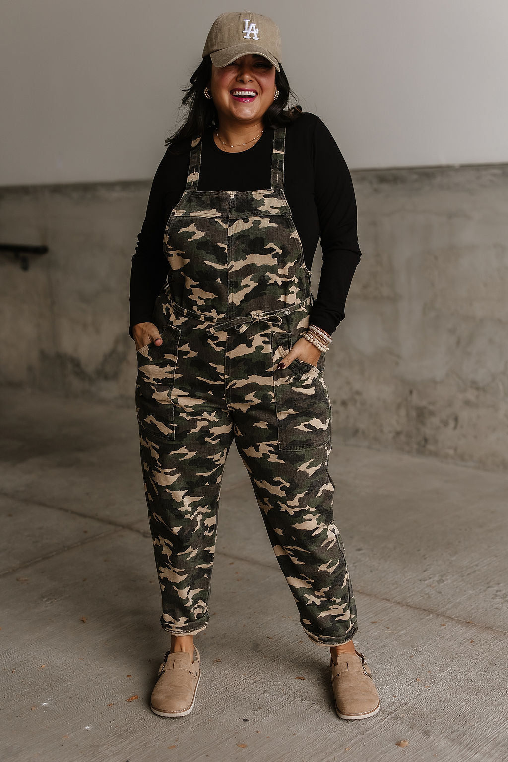 Mariah Camo Overalls