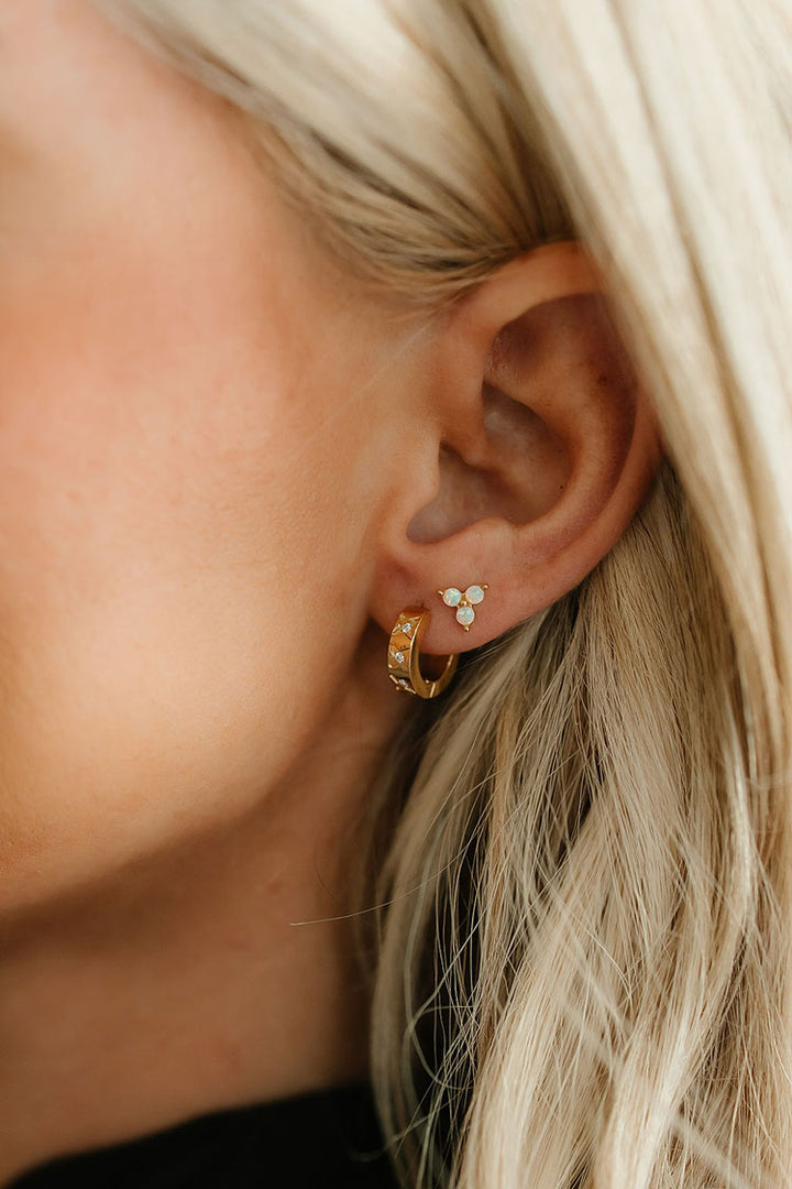 Opal Cluster Studs