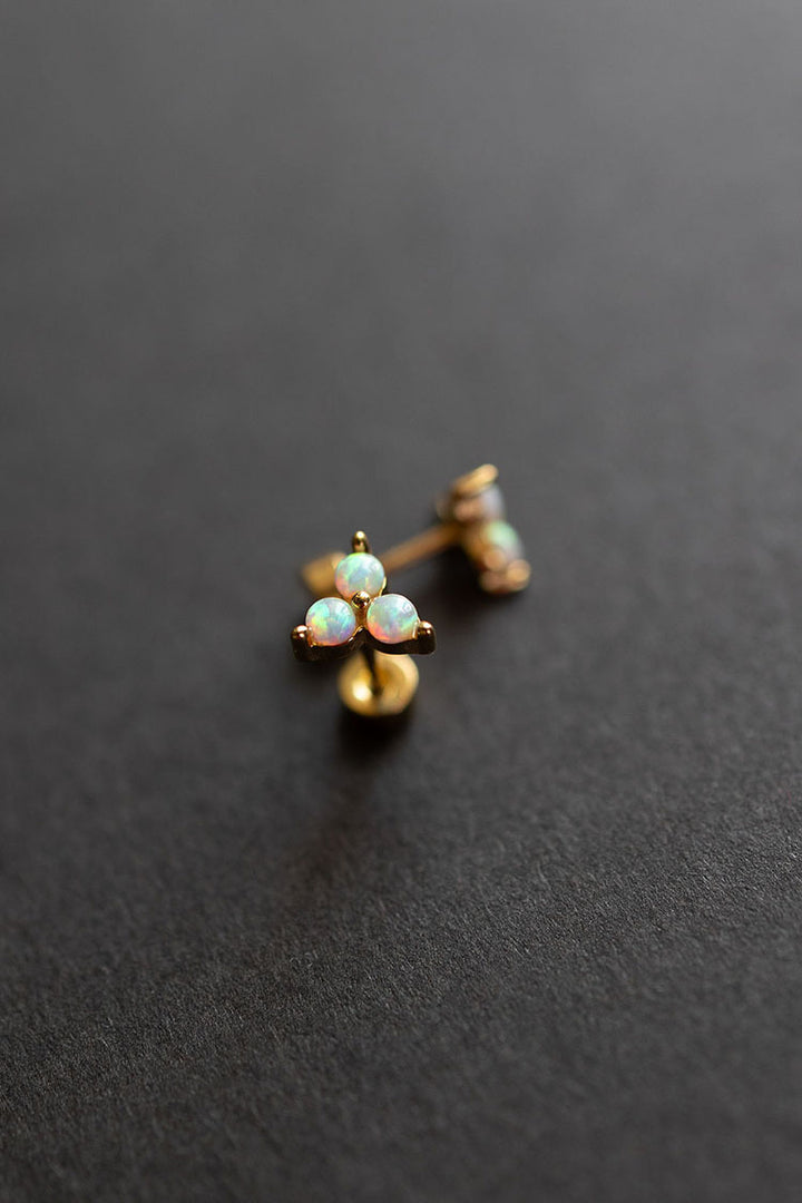 Opal Cluster Studs