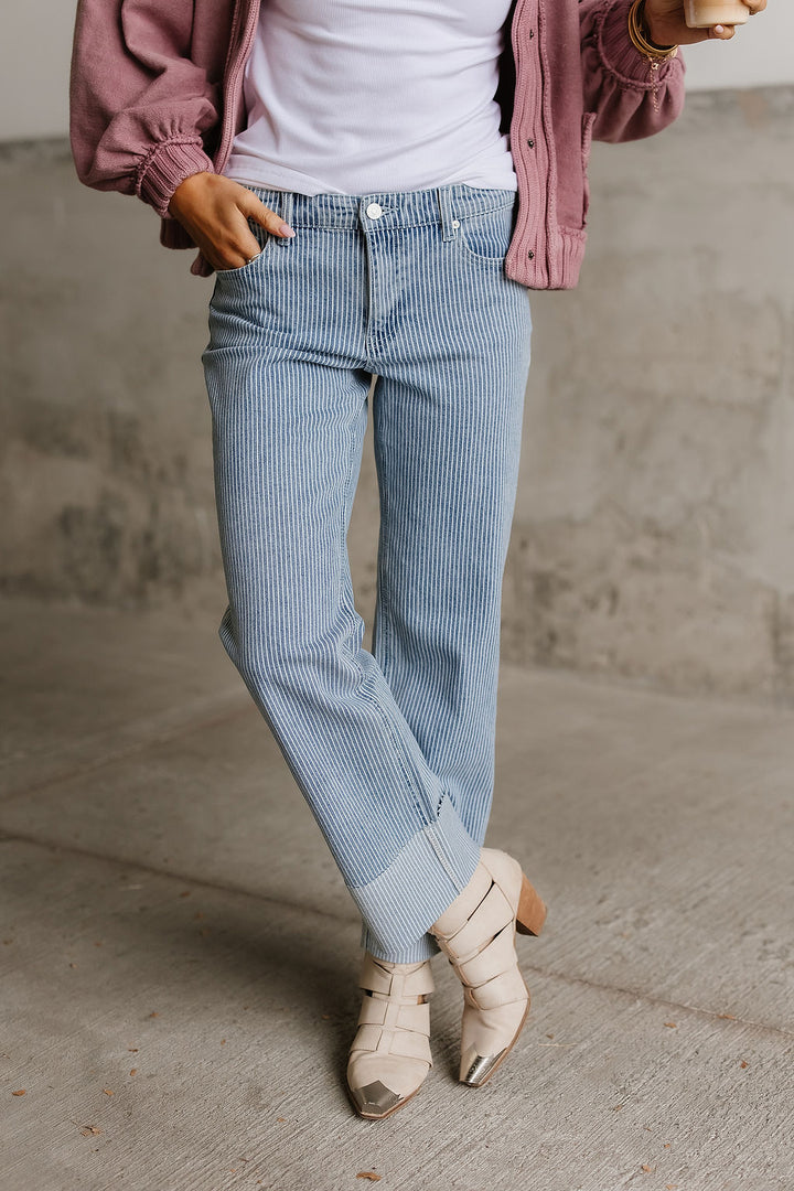 Erin Stripe Jeans
