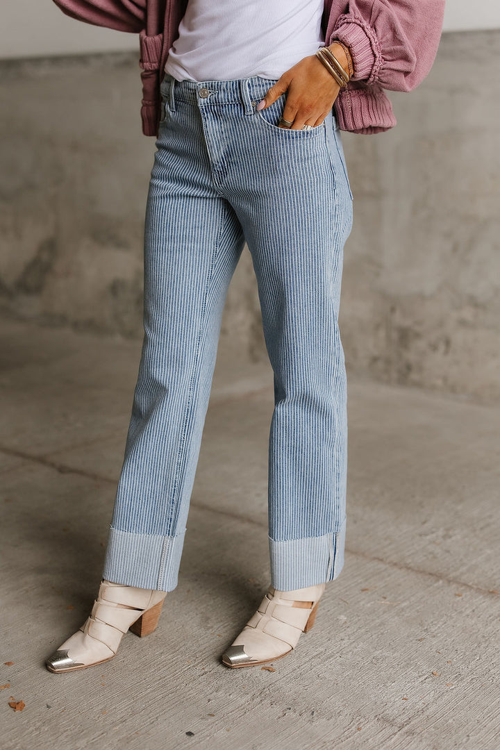 Erin Stripe Jeans