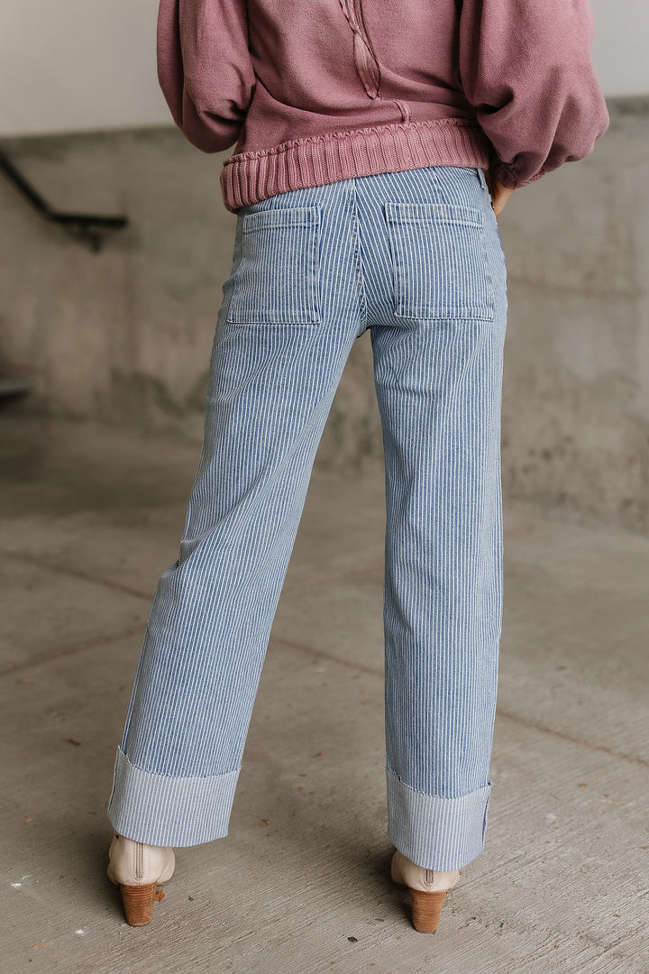 Erin Stripe Jeans