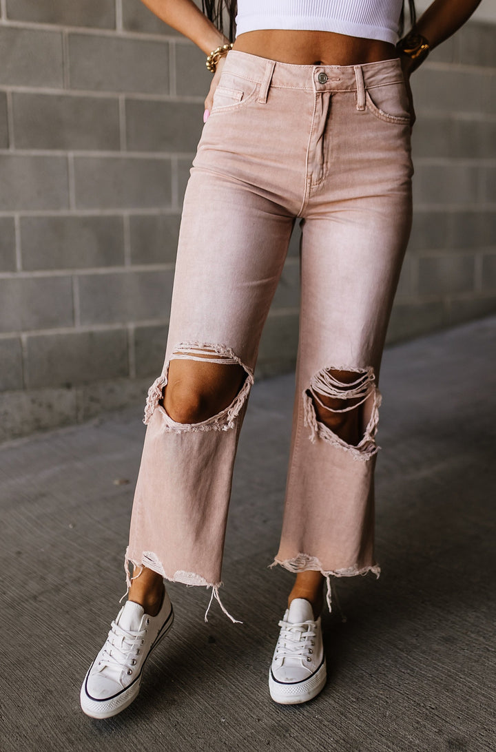 Kiss of California Jeans - Pink - Mindy Mae's Marketcomfy cute hoodies