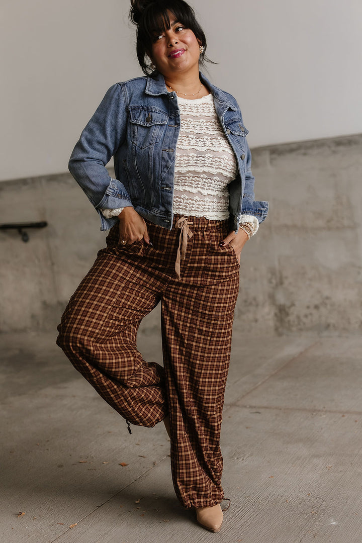 Ashley Checkered Plaid Pants