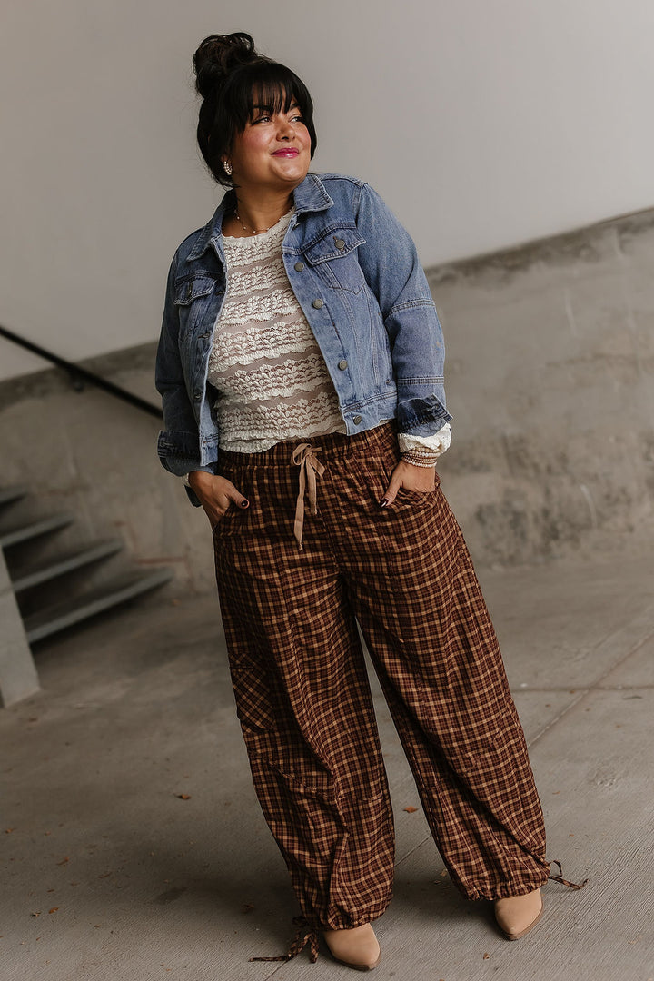 Ashley Checkered Plaid Pants