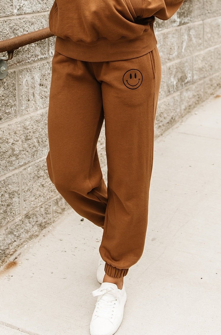 PREORDER: Signature Joggers - Smiley  Mindy Mae's Market Joggers