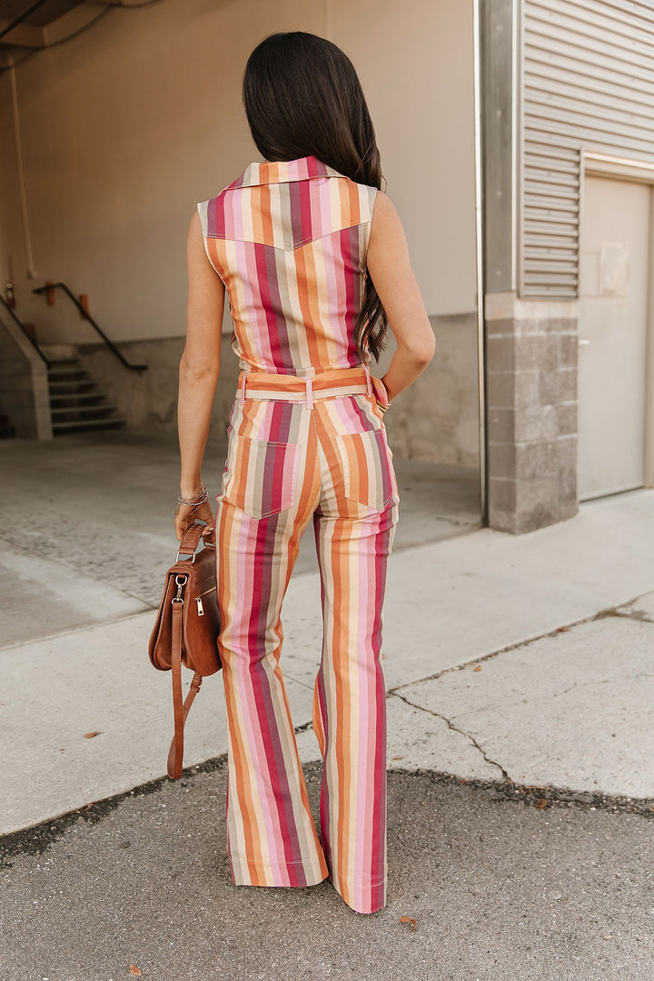 Jackie Striped Jumpsuit