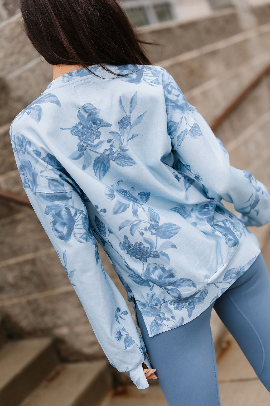 Preorder: University SideSlit Pullover - Poolside