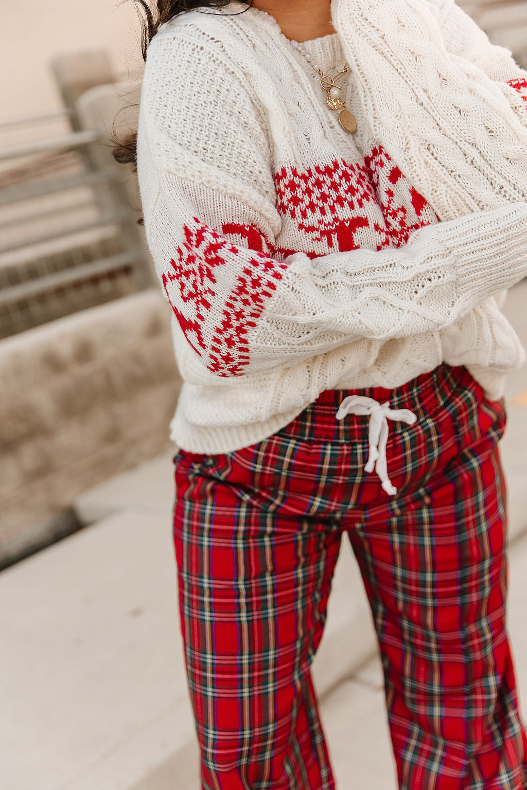 Retro Reindeer Sweater