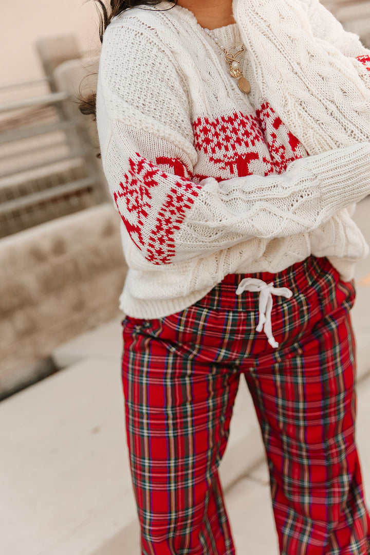 Retro Reindeer Sweater