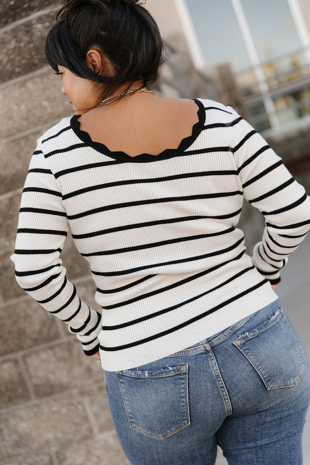 Maddi Scallop Sweater
