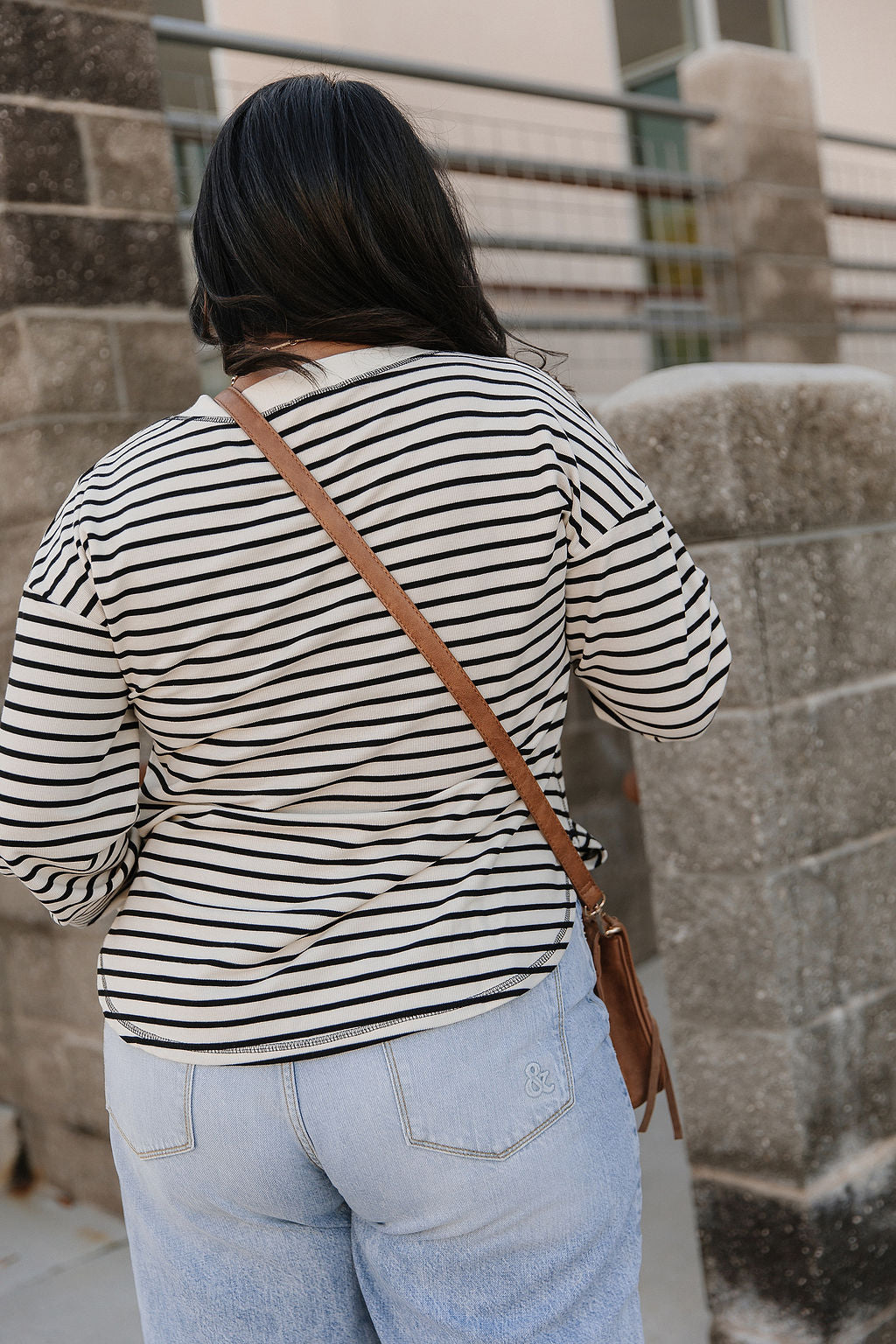 Kendra Striped Henley