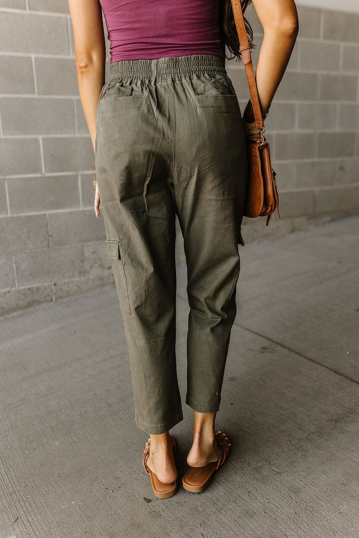 Cargo Crop - Olive