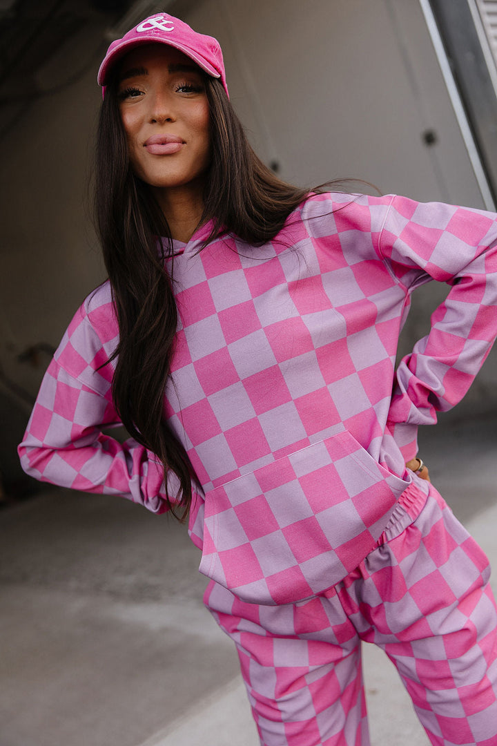 University Hoodie - Rosy Daydream