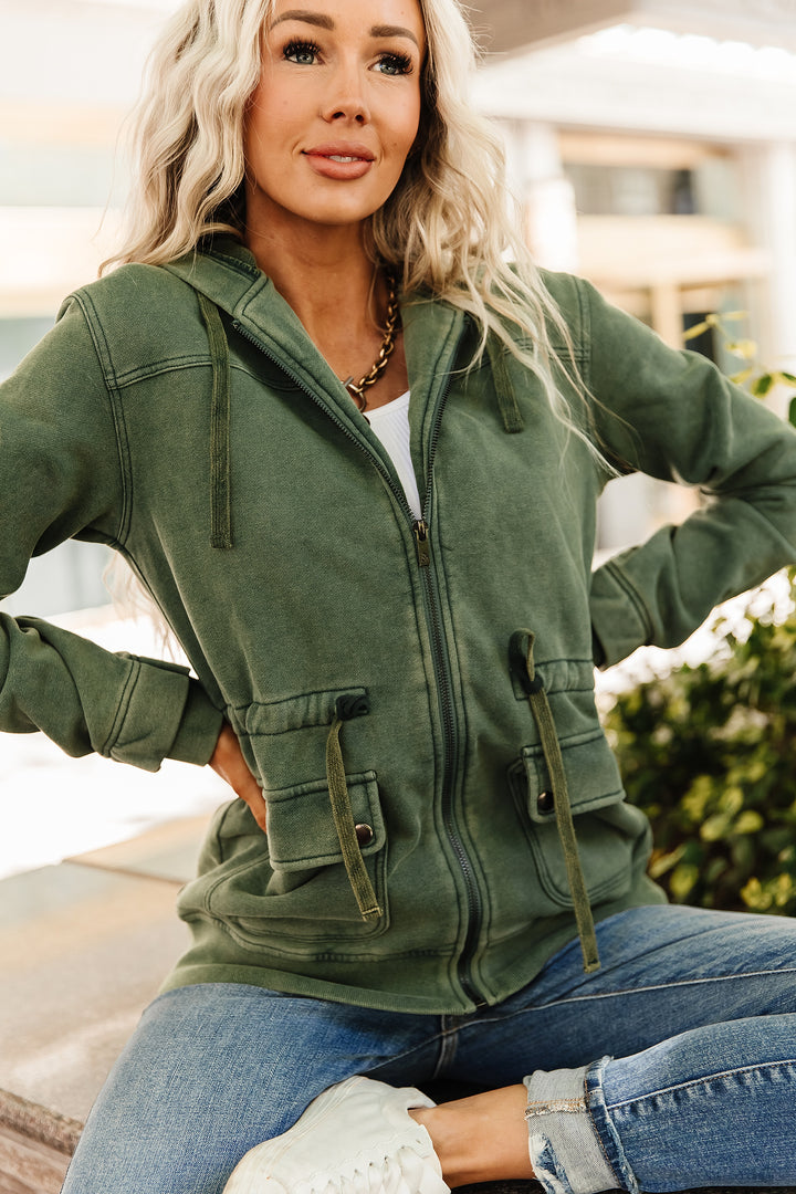 Grab & Glow Jacket - Moss