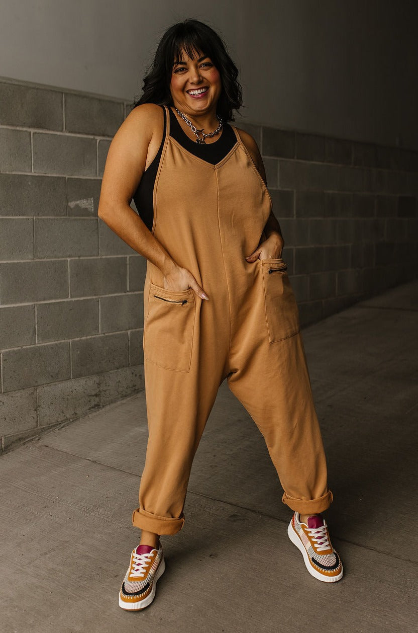 Allie Jumpsuit - Mocha - Mindy Mae's Marketcomfy cute hoodies