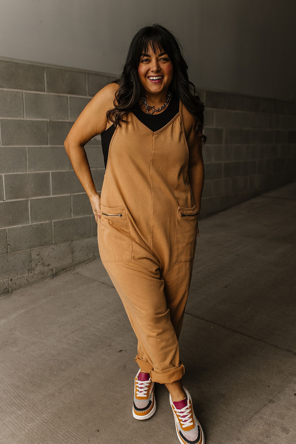 Allie Jumpsuit - Mocha - Mindy Mae's Marketcomfy cute hoodies