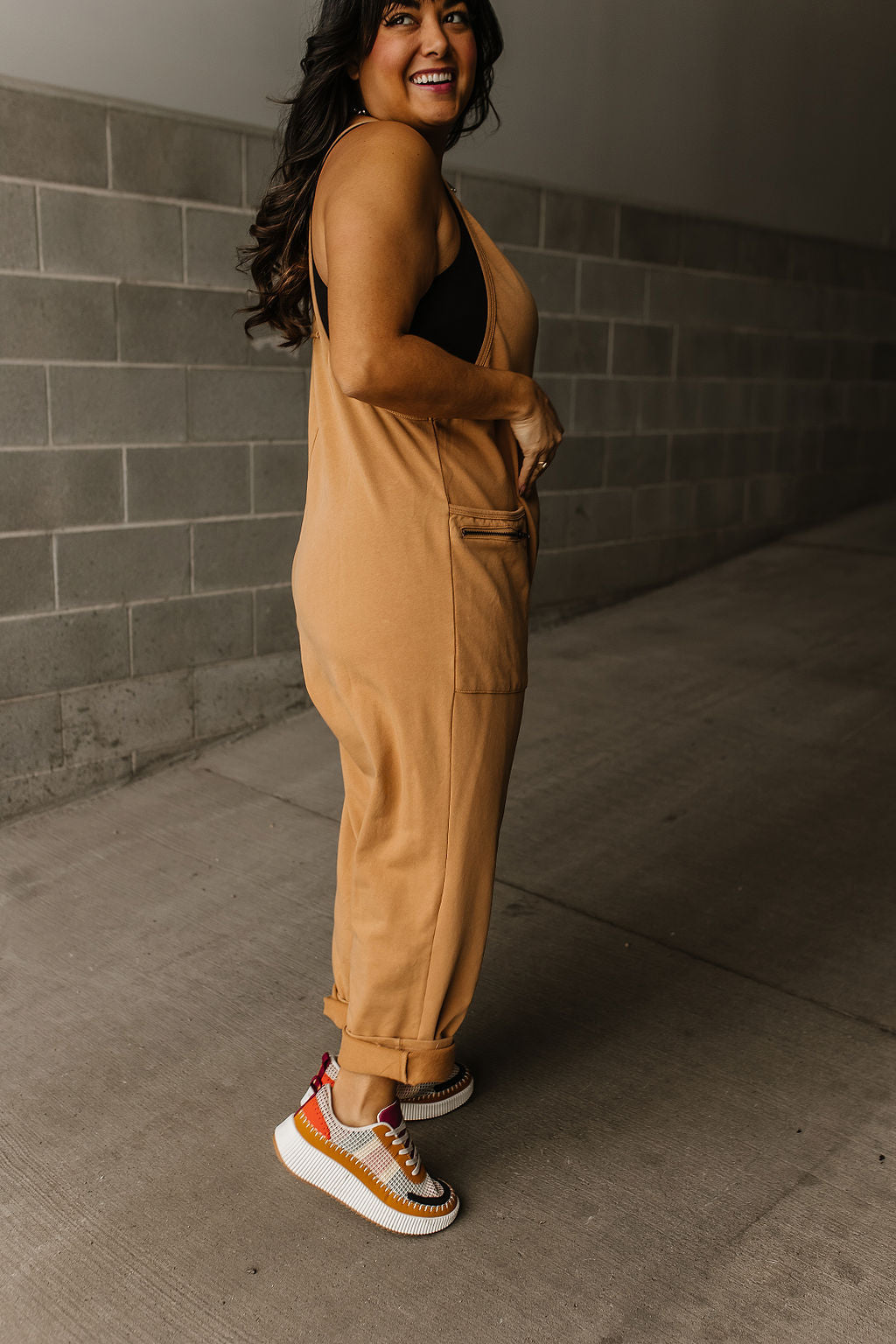 Allie Jumpsuit - Mocha - Mindy Mae's Marketcomfy cute hoodies