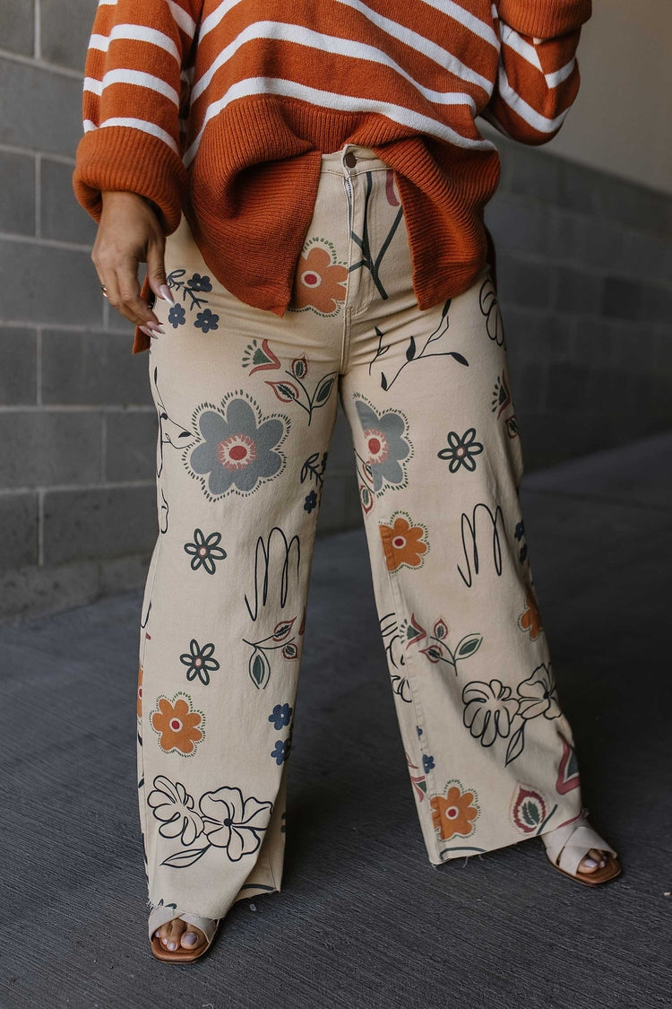 Stephanie Floral Pants - Mindy Mae's Marketcomfy cute hoodies