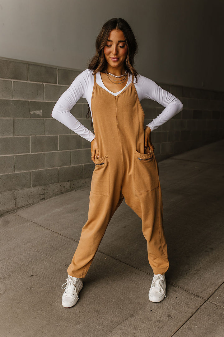 Allie Jumpsuit - Mocha - Mindy Mae's Marketcomfy cute hoodies